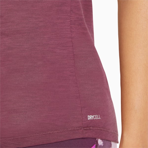 5K Logo Short Sleeve Women's Running  T-shirt, Grape Wine, extralarge-IND