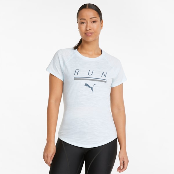 Puma Brand KIDS Girl's PUMA Logo Short Sleeve Crew Neck Sport T-Shirt