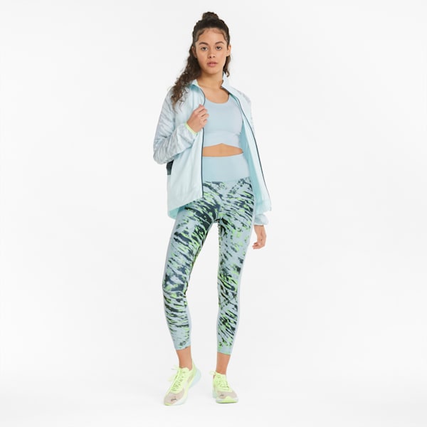 Legging de course 5K graphique à taille haute 7/8 Femme, Nitro Blue, extralarge