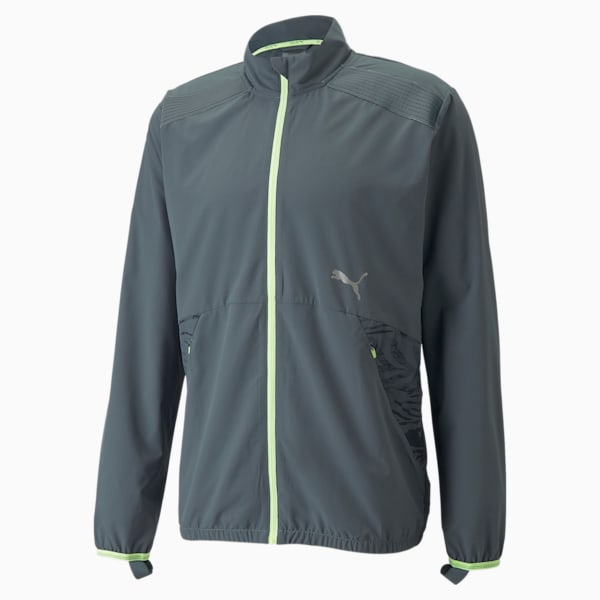 Chaqueta para correr Ultraweave S FSTR para hombre, Dark Slate-Fizzy Light, extralarge