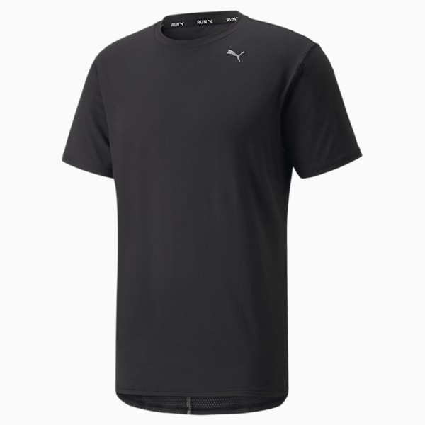 CLOUDSPUN Short Sleeve Men's Running T-Shirt, Puma Black, extralarge-IND