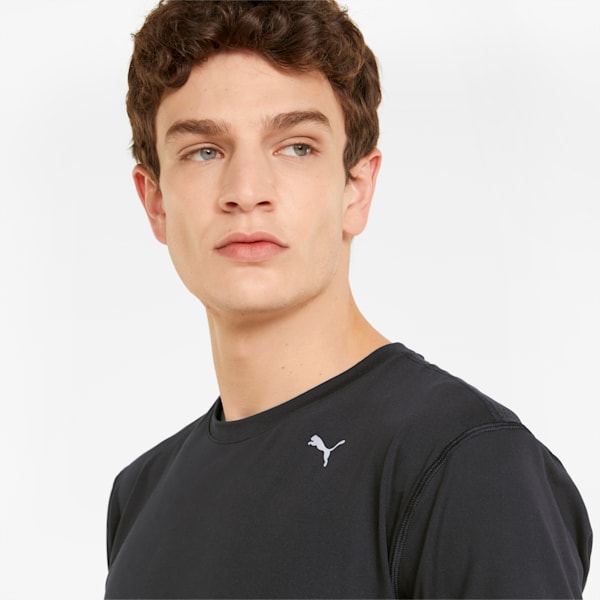 CLOUDSPUN Short Sleeve Men's Running T-Shirt, Puma Black, extralarge-IND