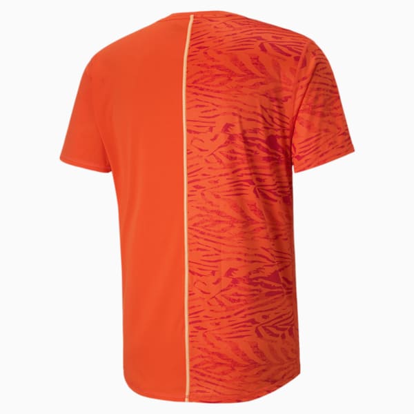 Playera de running de manga corta para hombre Graphic, Cherry Tomato, extralarge