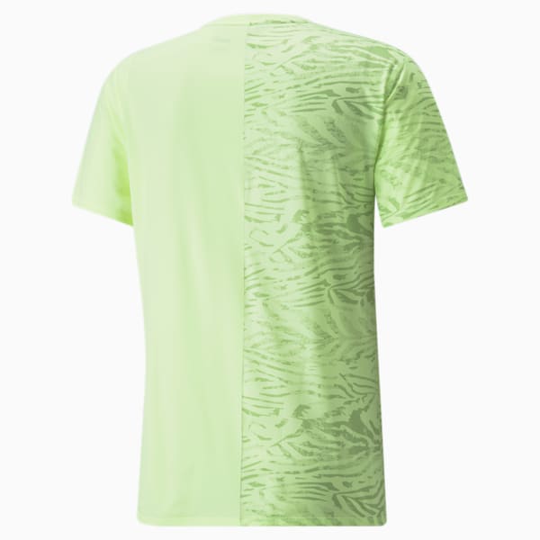 Graphic Men's Running T-Shirt, Fizzy Light, extralarge-IND
