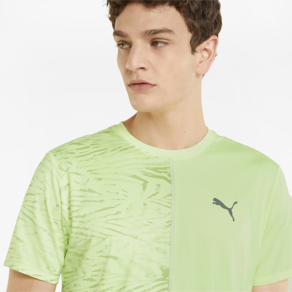 Graphic Men's Running T-Shirt, Fizzy Light, extralarge-AUS