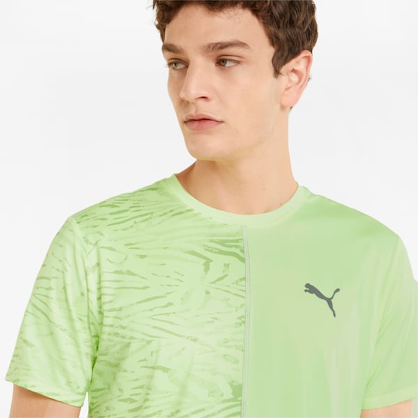 Graphic Short Sleeve Men's Running Tee, Fizzy Light