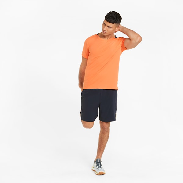 PUMA x FIRST MILE Short Sleeve Men's Running Tee, Deep Apricot, extralarge