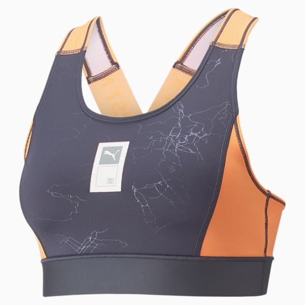 Bra deportivo mujer PUMA x FIRST MILE, Parisian Night-Deep Apricot, extralarge