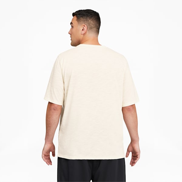 Performamce Men's Graphic Tee BT, Ivory Glow-Peacoat, extralarge