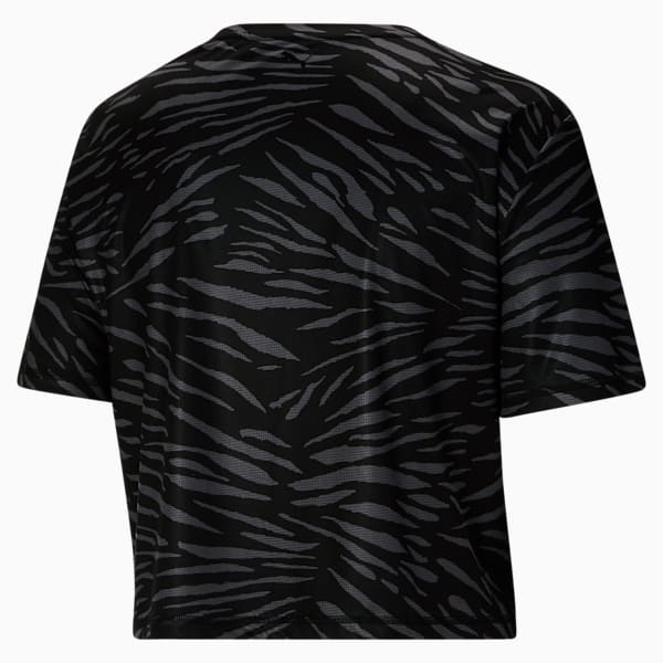 Performance AOP Women's Tee PL, Puma Black, extralarge