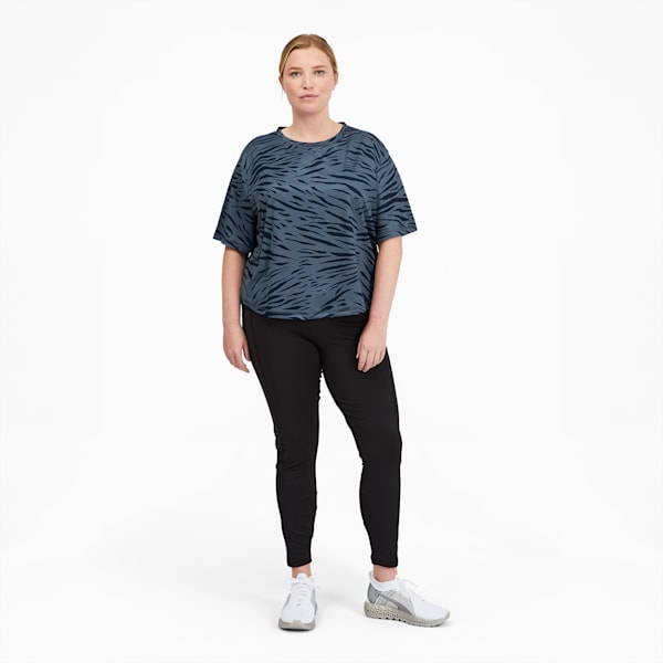 Performance AOP Women's Tee PL, China Blue, extralarge