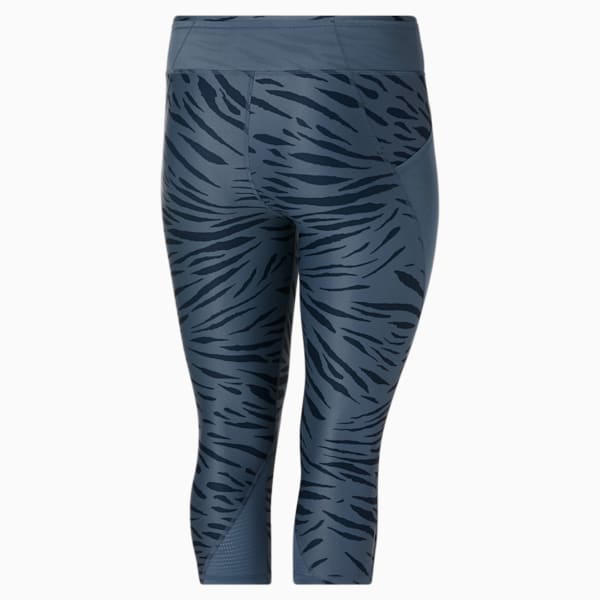 Train Favorite AOP 3/4 Women's Tights PL, China Blue-AOP, extralarge