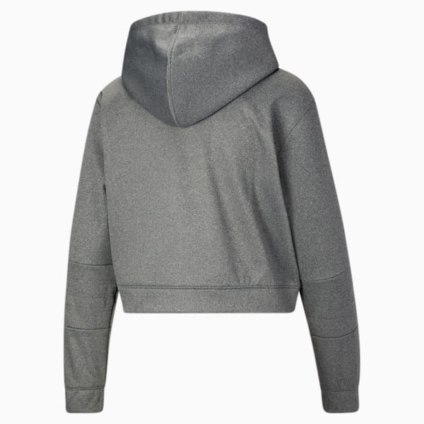 Moto Women's Hoody, Medium Gray Heather-Rose Gold, extralarge