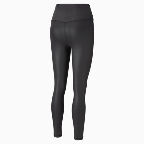 Moto High Waist 7/8 Women's Tights, Puma Black-Gold, extralarge