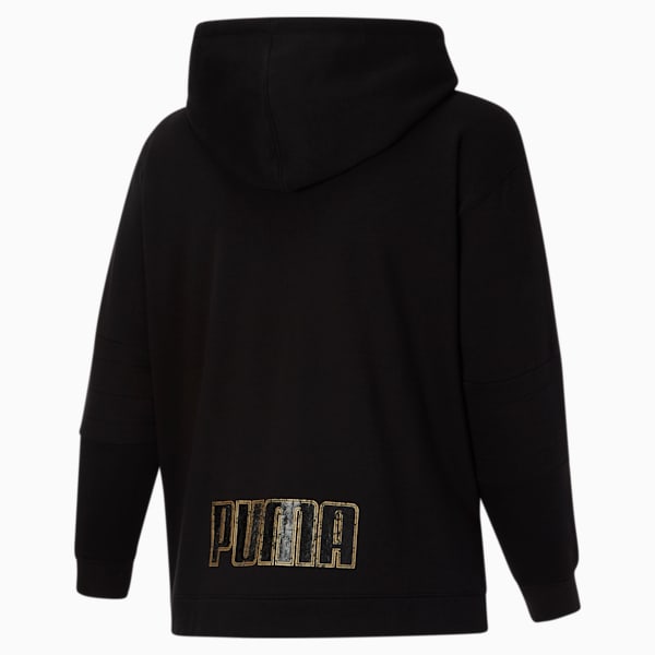 Puma black and gold hoodie cheap