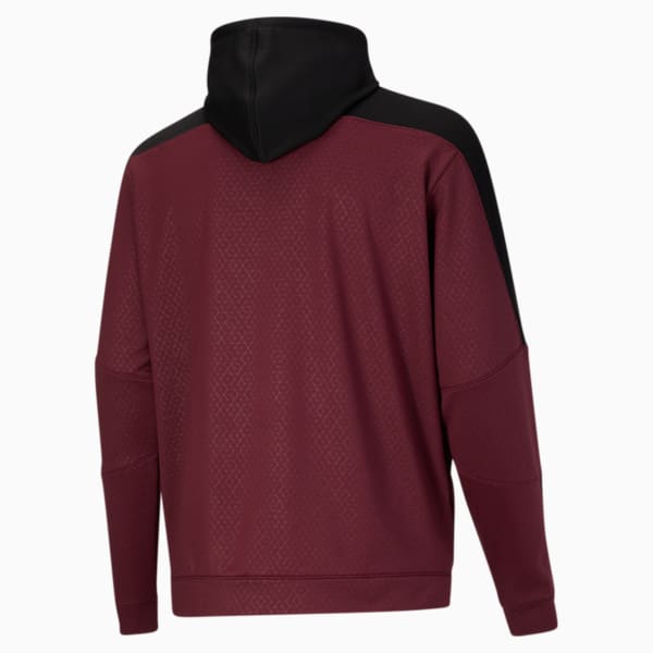 Train Activate Men's Hoodie BT, Burgundy-Puma Black, extralarge