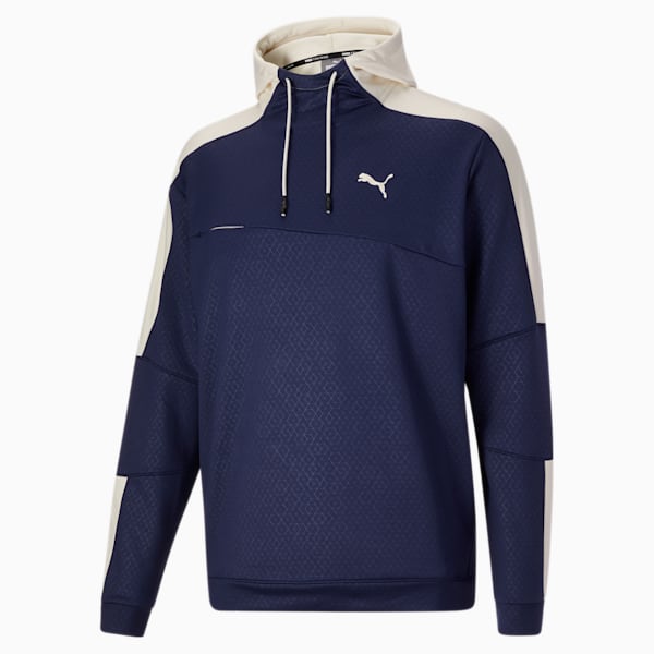Train Activate Men's Hoodie BT, Peacoat-Ivory Glow