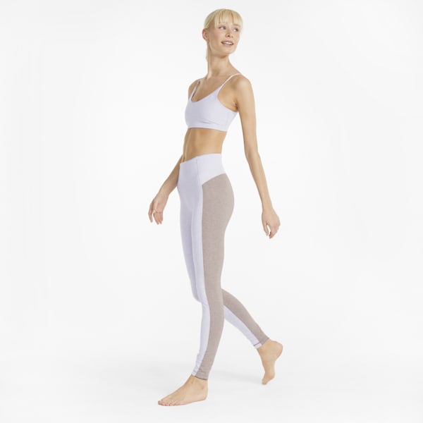 Exhale Full-Length Women's Training Leggings, Lavender Fog Heather