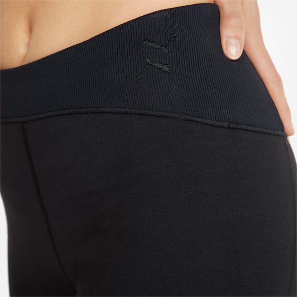 Exhale Ribbed Detail Women's Training Leggings, Puma Black, extralarge-IND