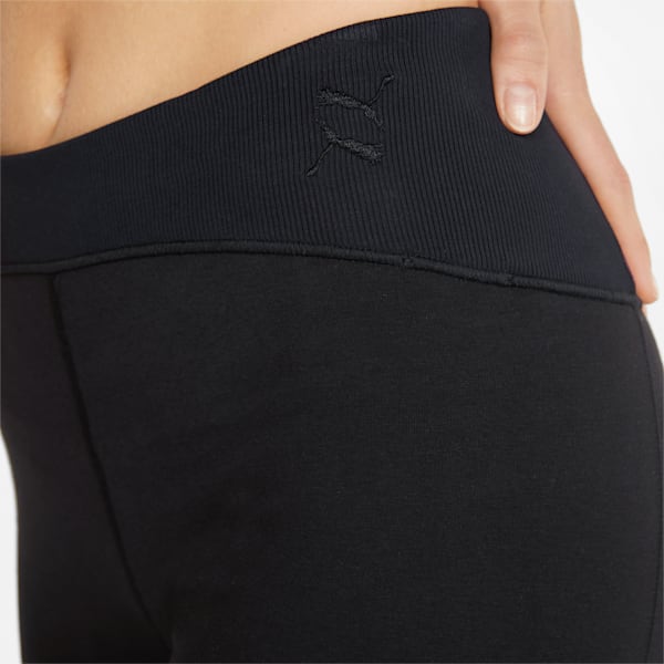 Exhale Ribbed Detail Women's Training Leggings, Puma Black, extralarge