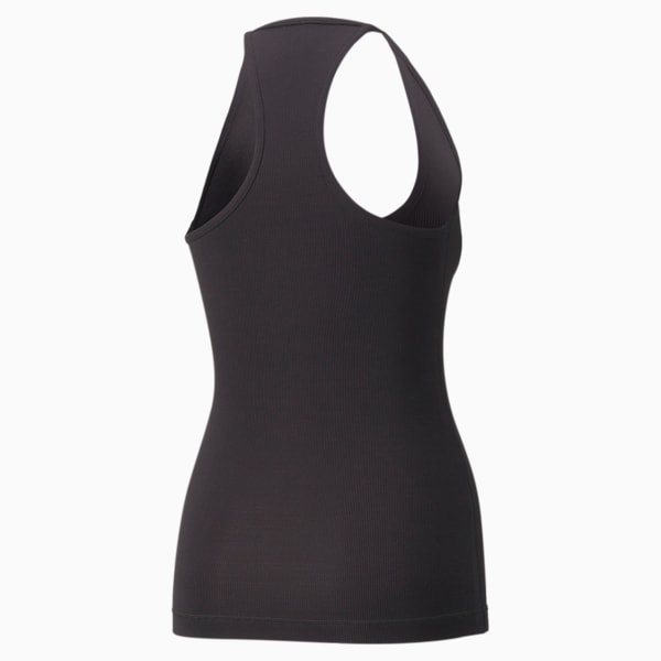 Exhale Ribbed Women's Training Tank Top, Puma Black