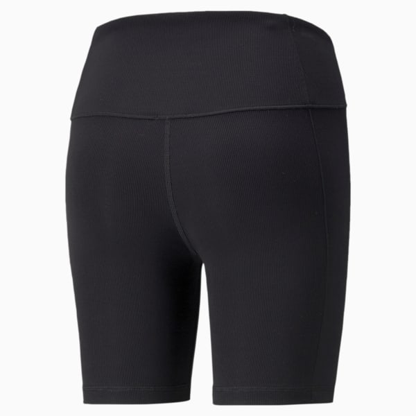 Exhale Rib Women's Training Tight Shorts, Puma Black