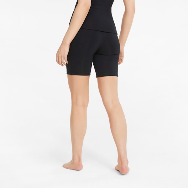 Exhale Rib Women's Training Tight Shorts, Puma Black