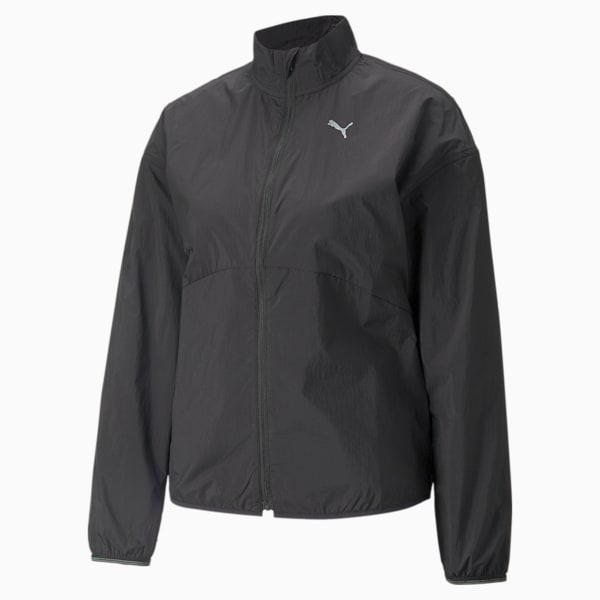 Chaqueta para correr Marathon Sheerwoven para mujer, Puma Black, extralarge