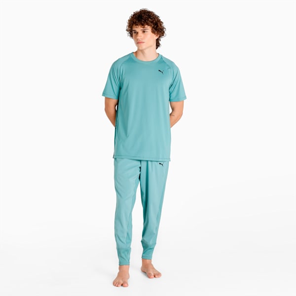 Studio Yogini Lite Men's Training  T-shirt, Mineral Blue, extralarge-IND