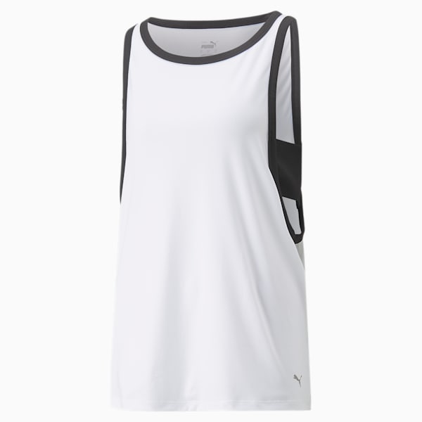 Fashion Luxe CLOUDSPUN Women's Training Tank Top, Puma White, extralarge