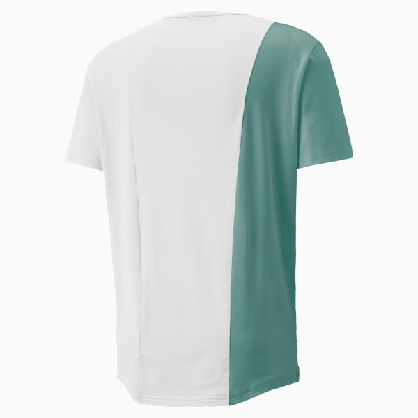 CLOUDSPUN Short Sleeve Men's Training Tee, Mineral Blue-Puma White, extralarge