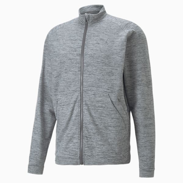 CLOUDSPUN Full-Zip Men's Training Jacket, Medium Gray Heather, extralarge-IND