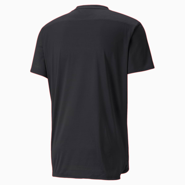 Vent Short Sleeve Men's Training T-Shirt, Puma Black-Jacquard, extralarge-AUS