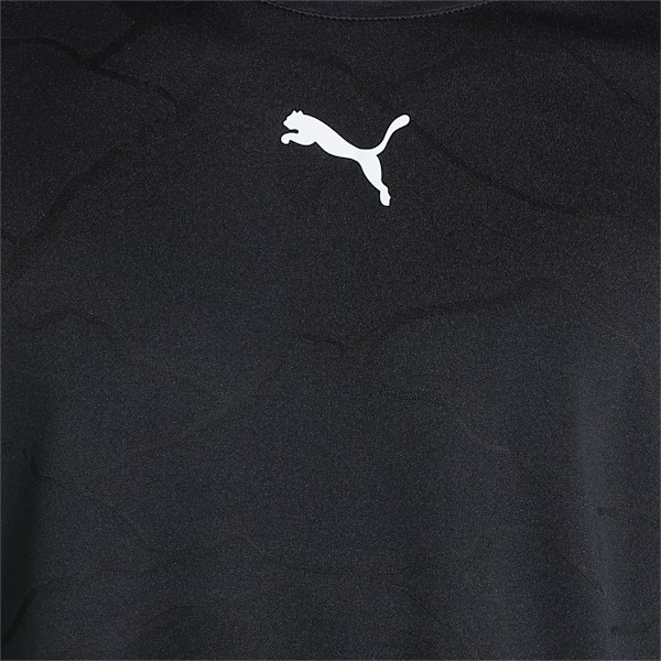 Vent Short Sleeve Men's Training  T-shirt, Puma Black-Jacquard