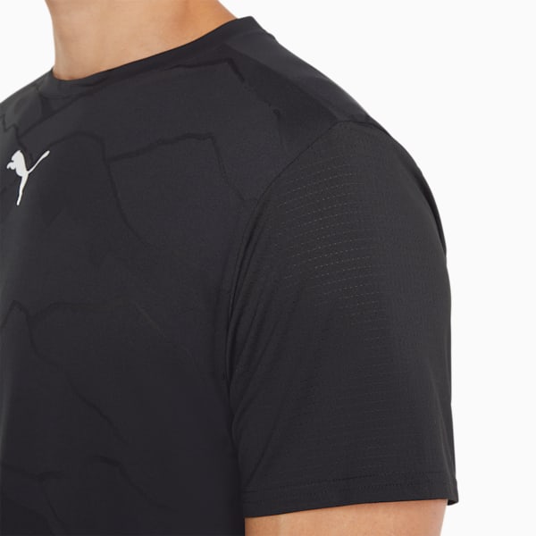 Vent Short Sleeve Men's Training T-Shirt, Puma Black-Jacquard, extralarge-IND