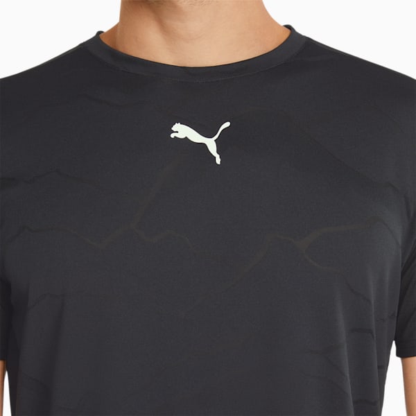 Vent Short Sleeve Men's Training T-Shirt, Puma Black-Jacquard, extralarge-IND