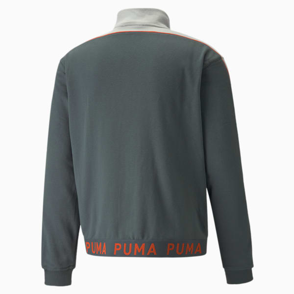 Chamarra de training con cierre completo Hombre, Dark Slate, extralarge