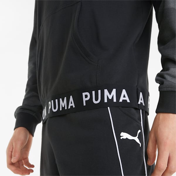Printed Men's Training Hoodie, Puma Black, extralarge