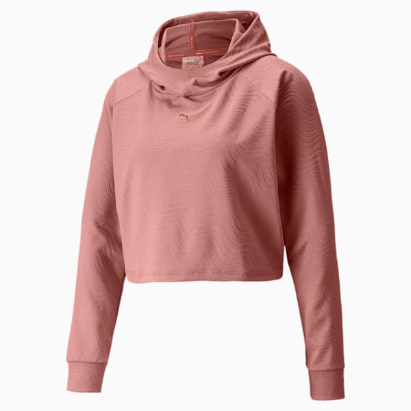 Flawless Pullover Women's Training Hoodie, Rosette, extralarge