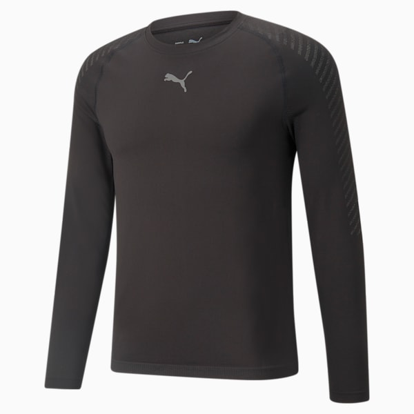 FORMKNIT SEAMLESS Long Sleeve Men's Training T-shirt, Puma Black, extralarge-IND