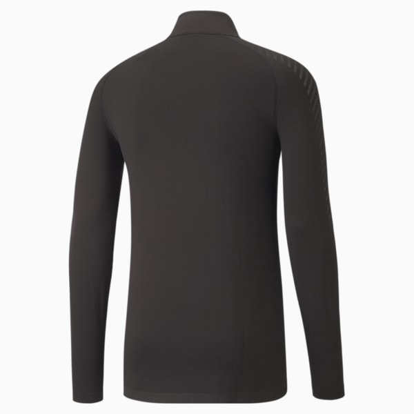 Formknit Seamless 1/2 Zip Men's Pullover, Puma Black, extralarge-AUS