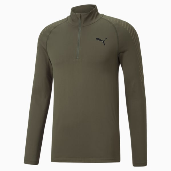 FORMKNIT SEAMLESS Half-Zip Men's Training Top, Forest Night, extralarge-GBR