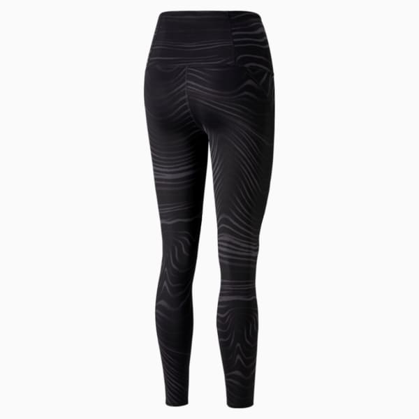 Studio Printed High-Waisted Women's Training Leggings, Puma Black, extralarge-IND