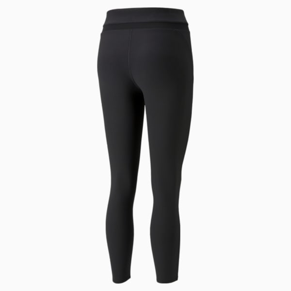 Studio Mesh Inset High Waist 7/8 Women's Training Leggings, Puma Black, extralarge