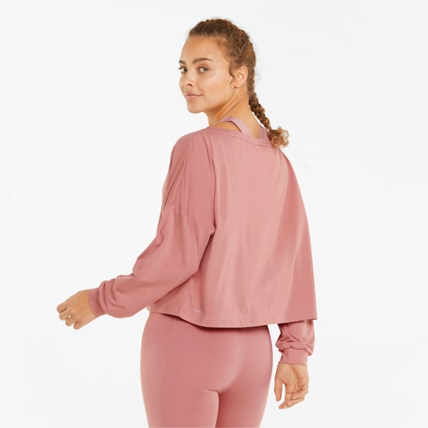 CLOUDSPUN Long Sleeve Women's Training Top, Rosette, extralarge-IND