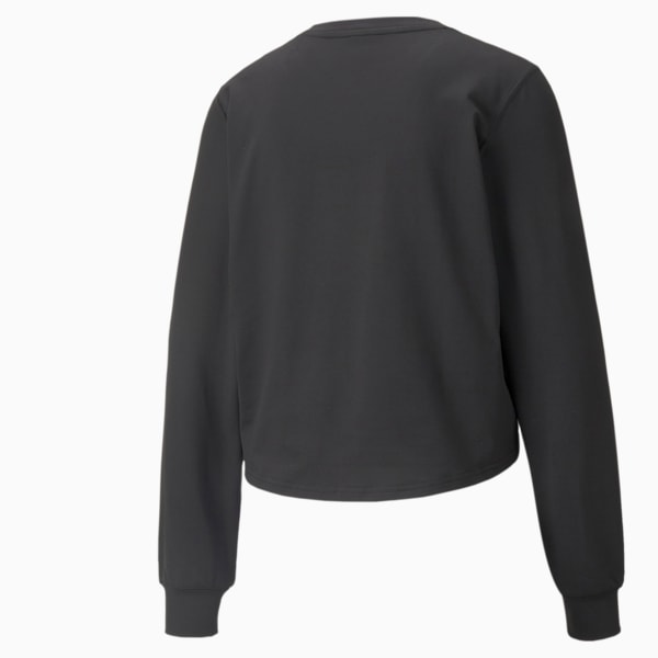 Studio Yogini Trend Women's Regular Fit Training Sweatshirt, Puma Black, extralarge-IND