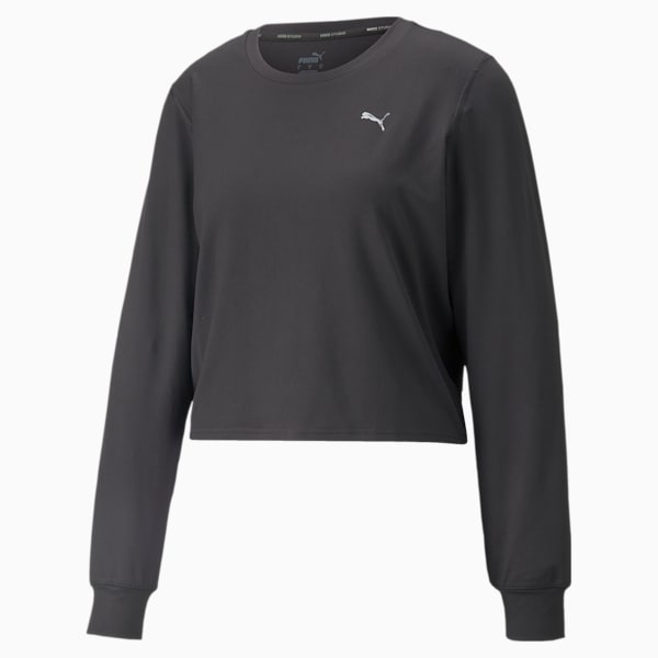 Studio Yogini Trend Women's Training Sweatshirt, Puma Black
