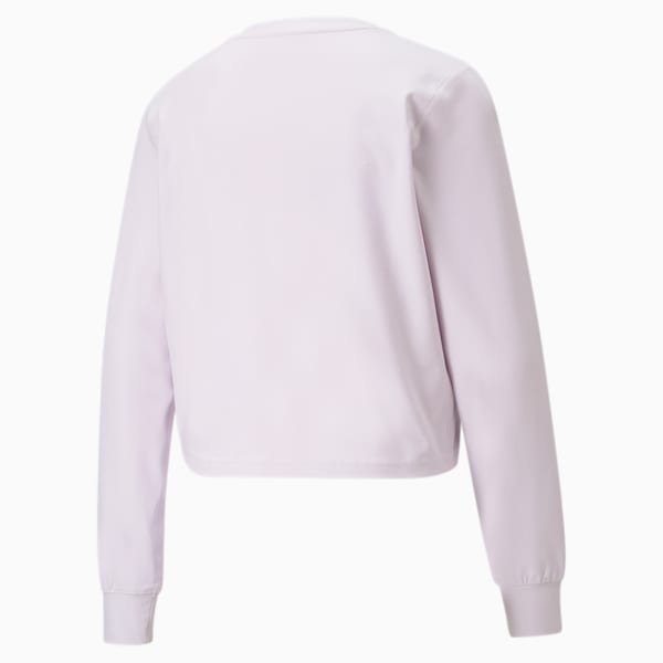Studio Yogini Trend Women's Training Sweatshirt, Lavender Fog Heather, extralarge
