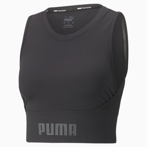 Logo EVERSCULPT Women's Training Tank Top, Puma Black, extralarge-AUS