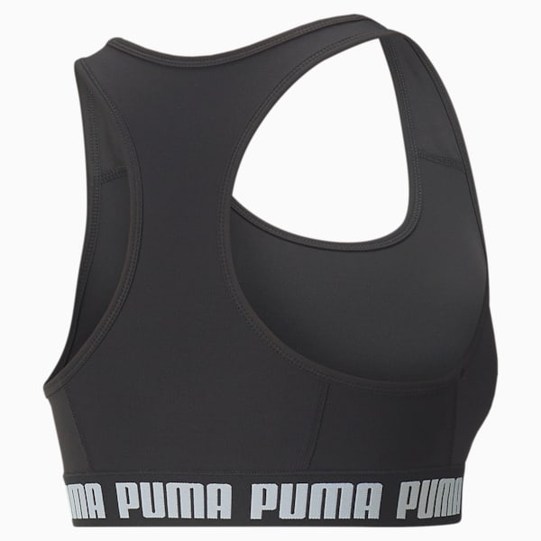 PUMA Strong Mid-Impact Women's Training Bra, Puma Black, extralarge-IND